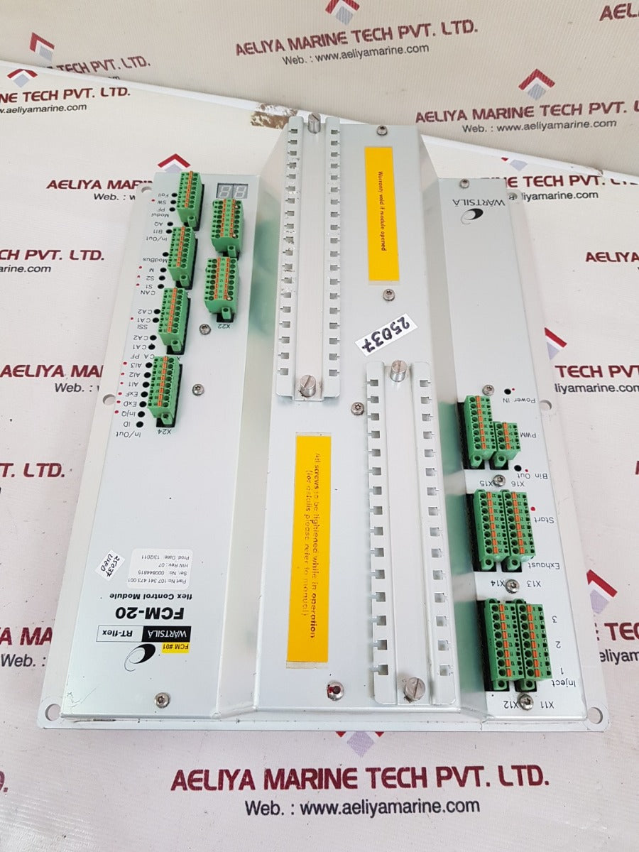 Wartsila fcm-20 flex control module 07 341 473 001 rev.7