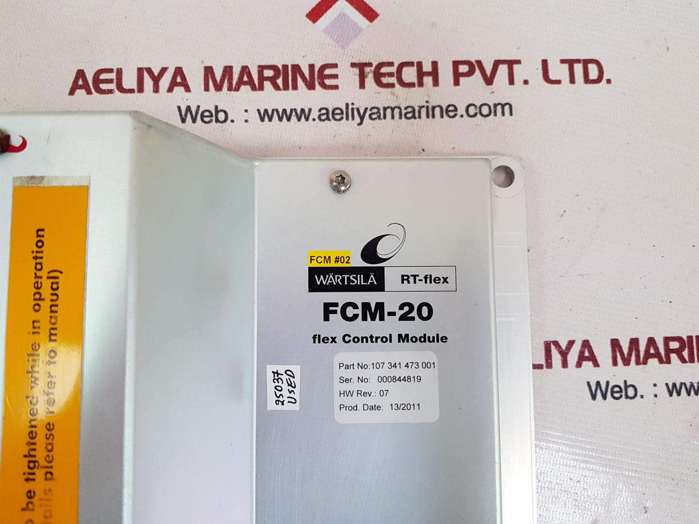 Wartsila fcm-20 flex control module 07 341 473 001 rev.7