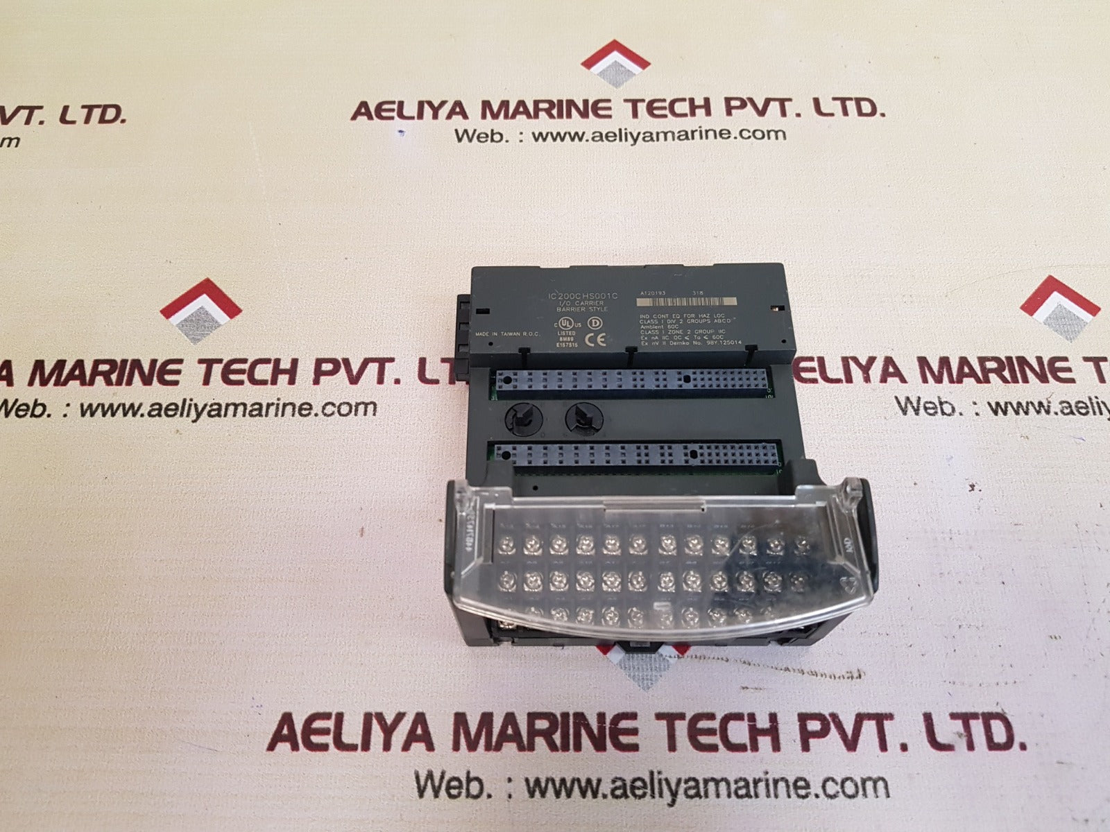 Ge ic200chs001c i/o carrier barrier style module base
