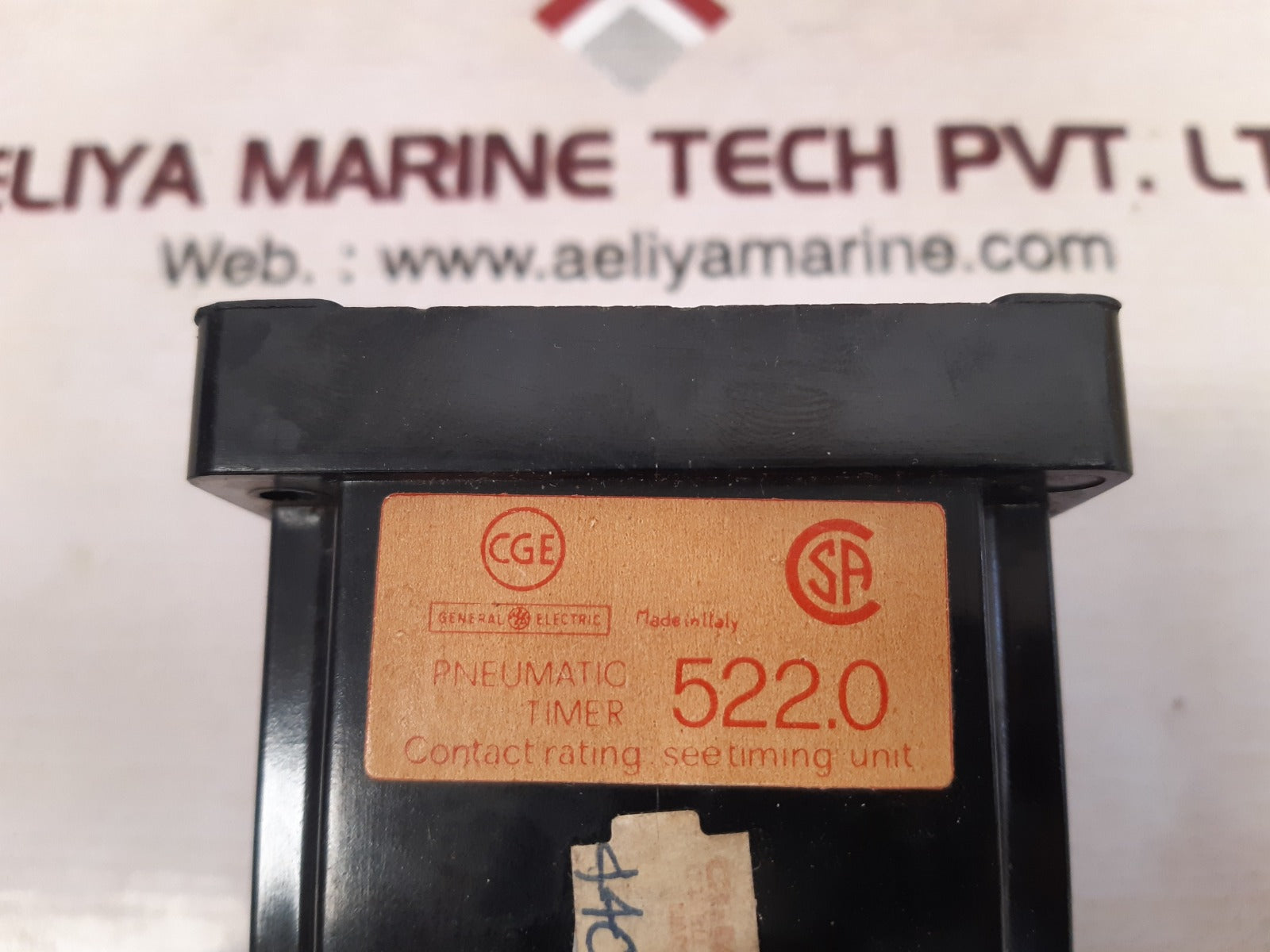 General electric 522.0 penumatic timer