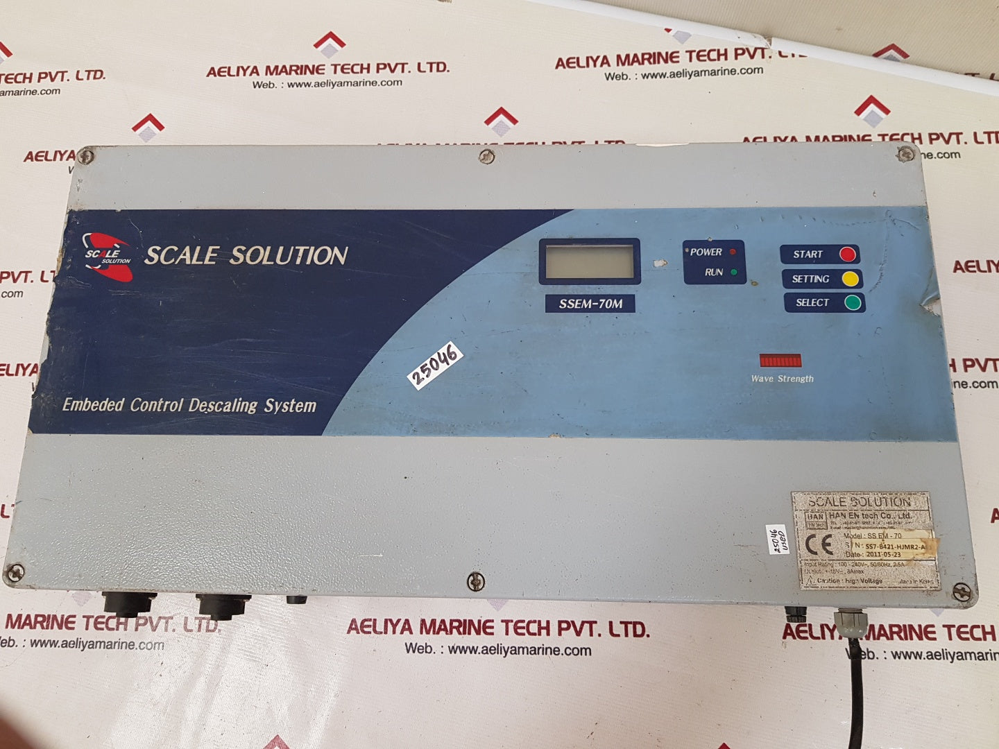 Scale solution ss em-70 embeded control descaling system