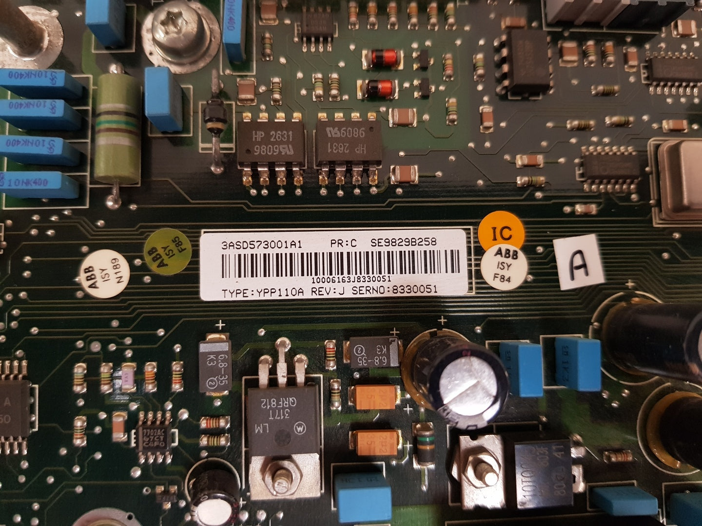 Abb drives ypp110a digital processor module 3asd573001a1