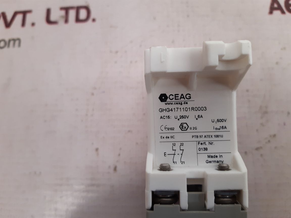 Ceag ghg4171101r0003 push button