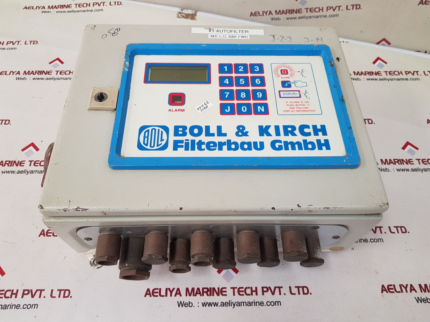 Boll & kirch mcs 2000 bollfilter electronic control unit 6.61.07 z35166