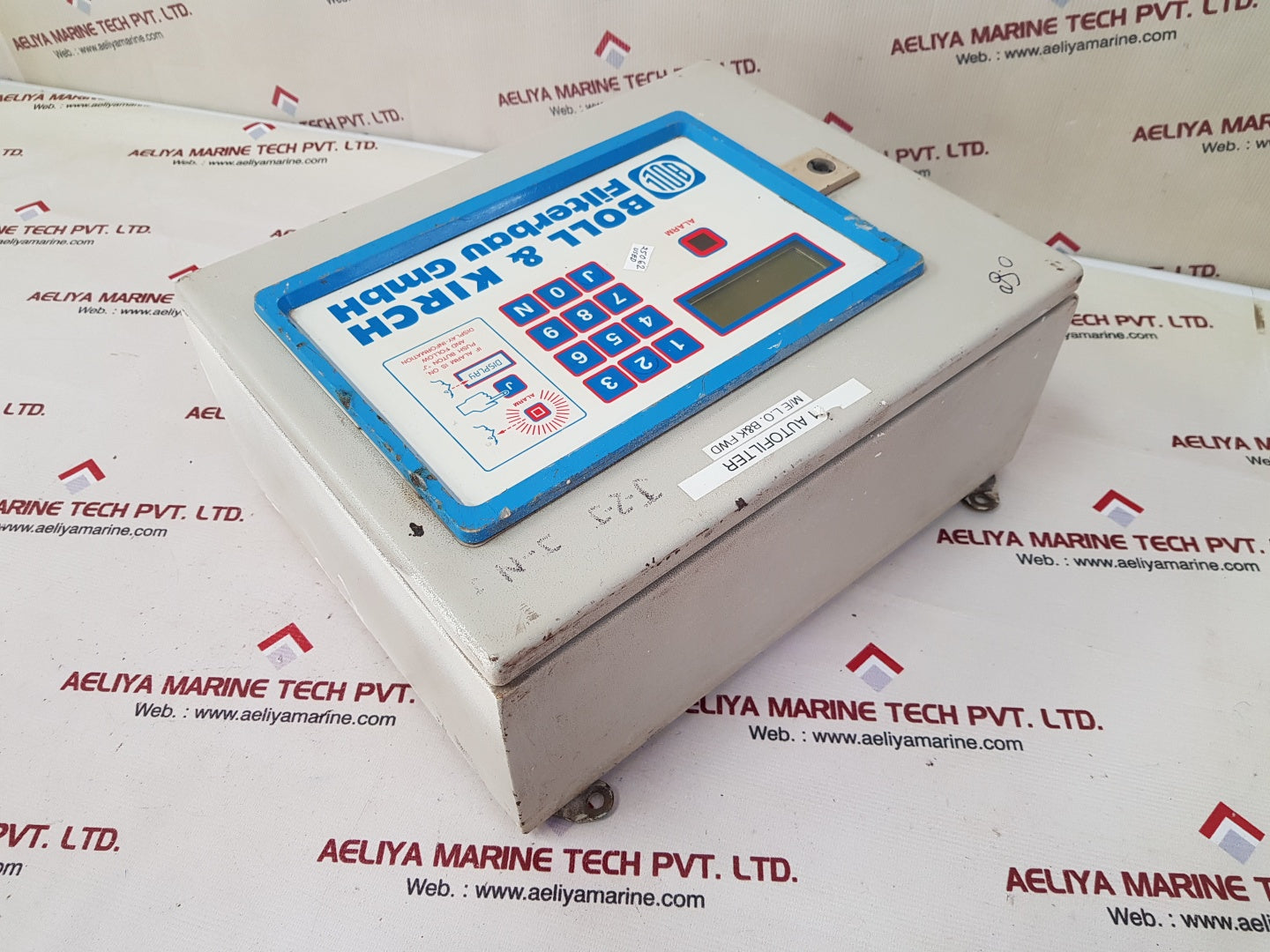 Boll & kirch mcs 2000 bollfilter electronic control unit 6.61.07 z35166