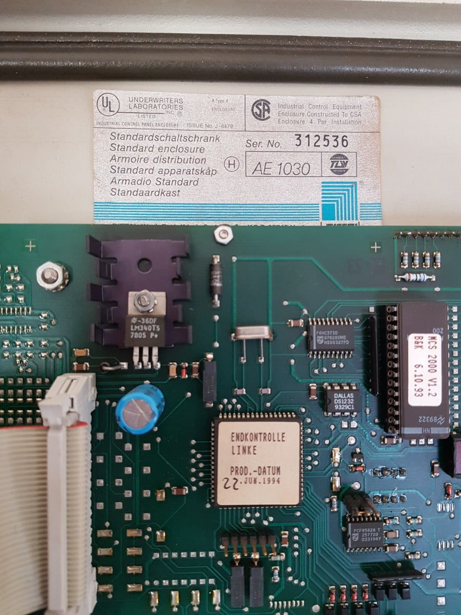 Boll & kirch mcs 2000 bollfilter electronic control unit 6.61.07 z35166