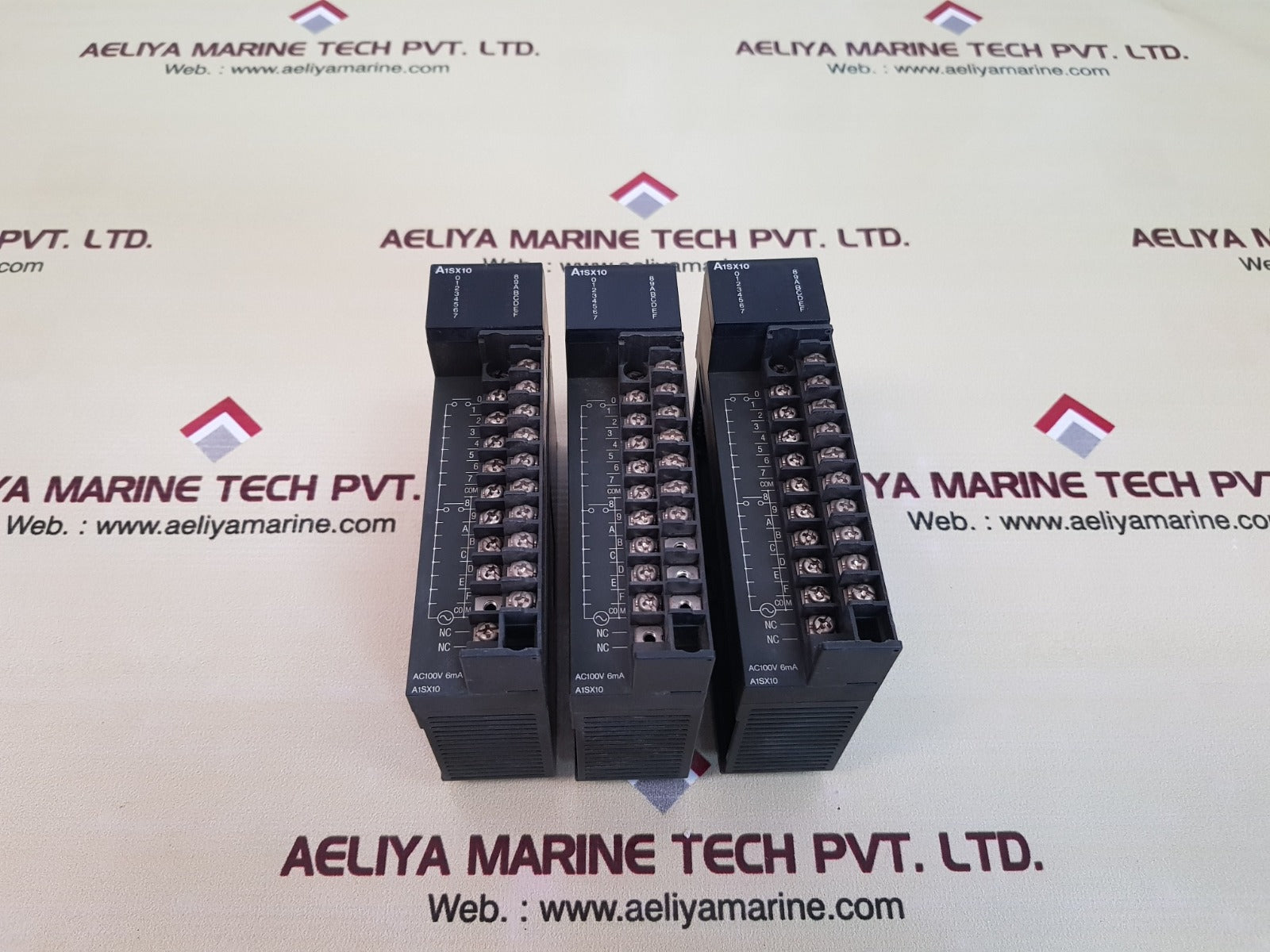 Mitsubishi a1sx10 programmable controller module ac100v 6ma