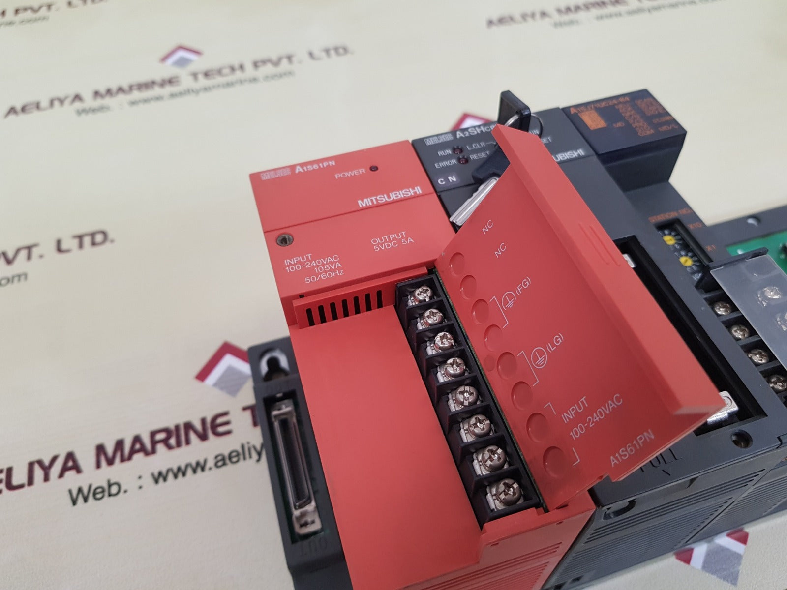Mitsubishi melsec a1s61pn,a2shcpu,a1sj71uc24-r4,power supply unit