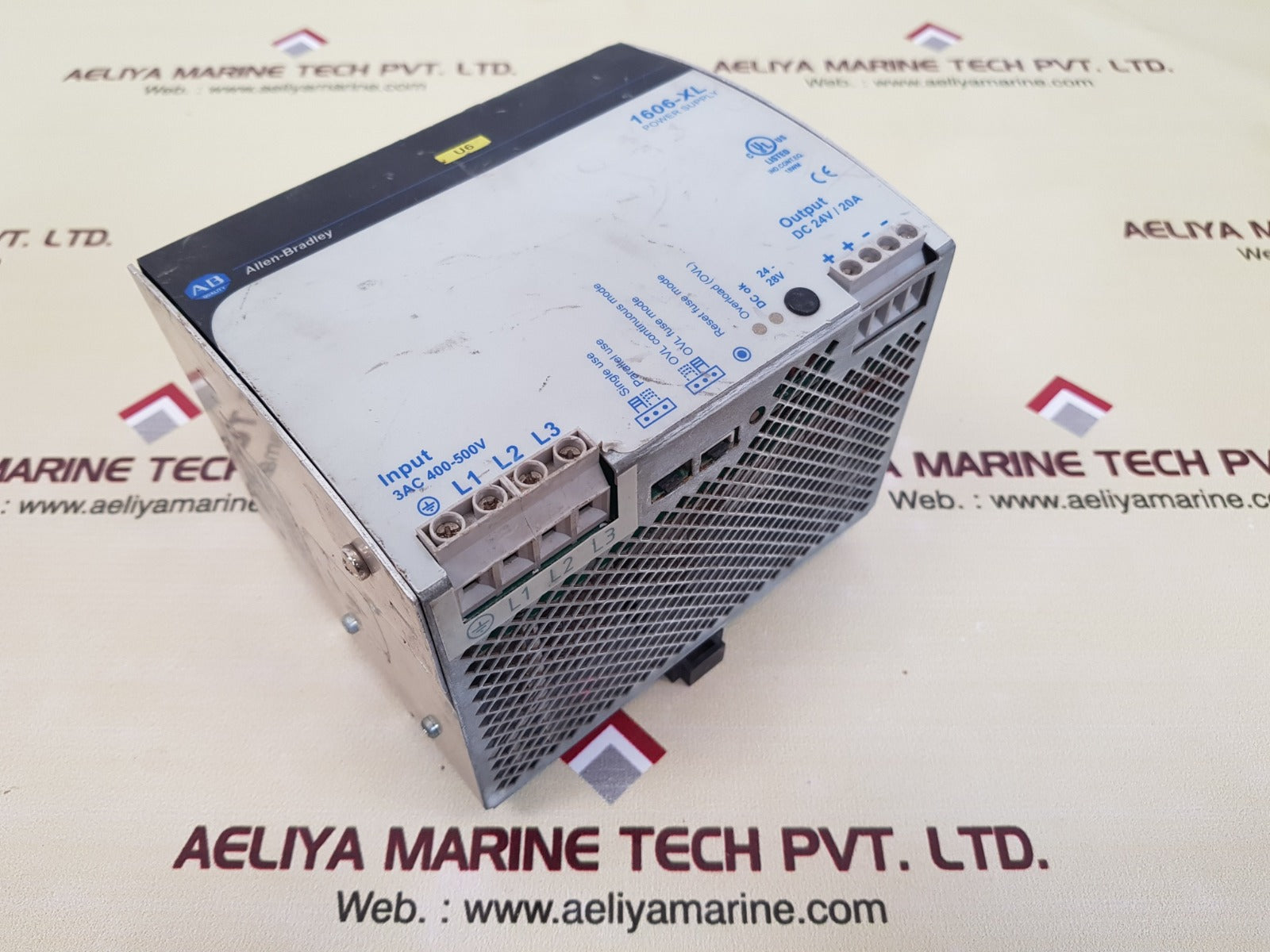 Allen-bradley 1606-xl480e-3w ser b power supply