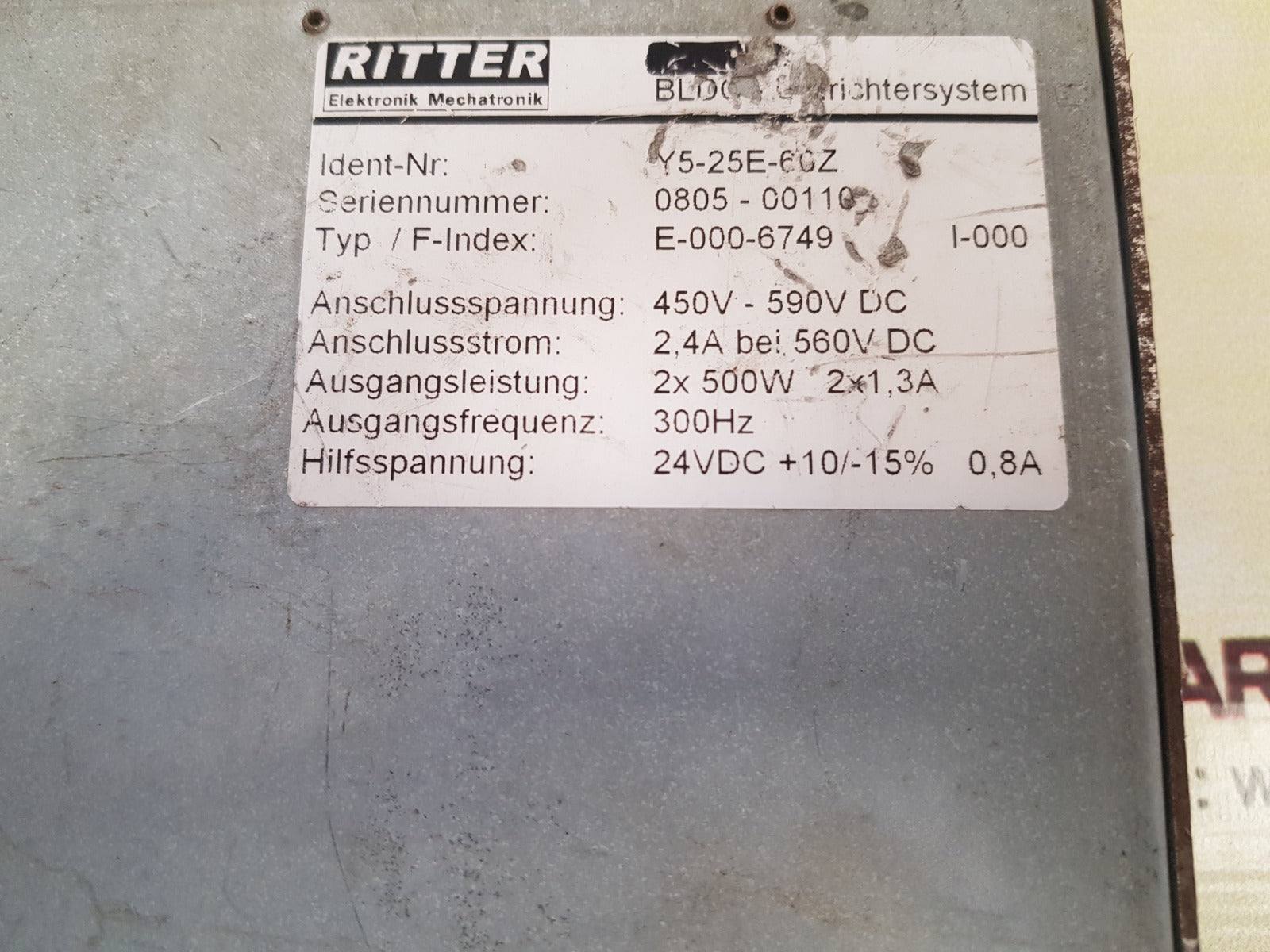 Ritter e-000-6749
