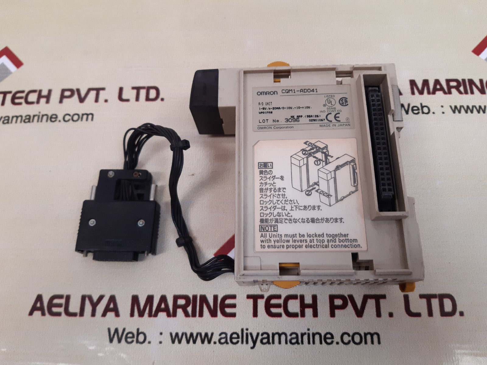 Omron cqm1-ad041 a/d unit