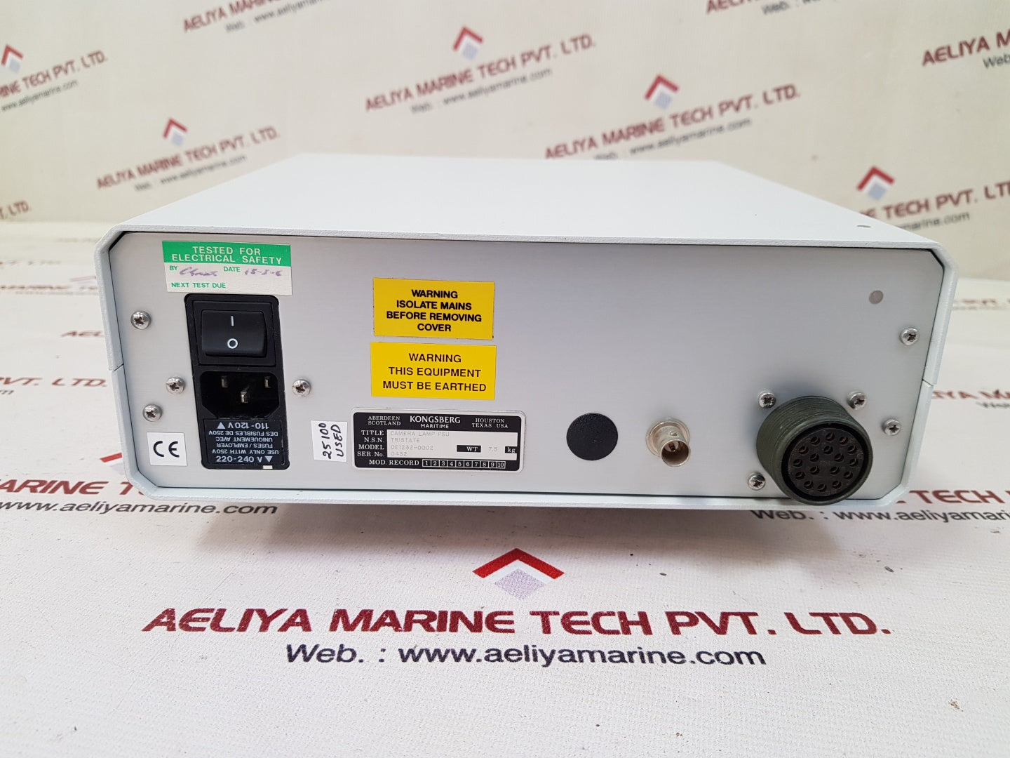 Kongsberg oe1232-0002 camera lamp surface control unit
