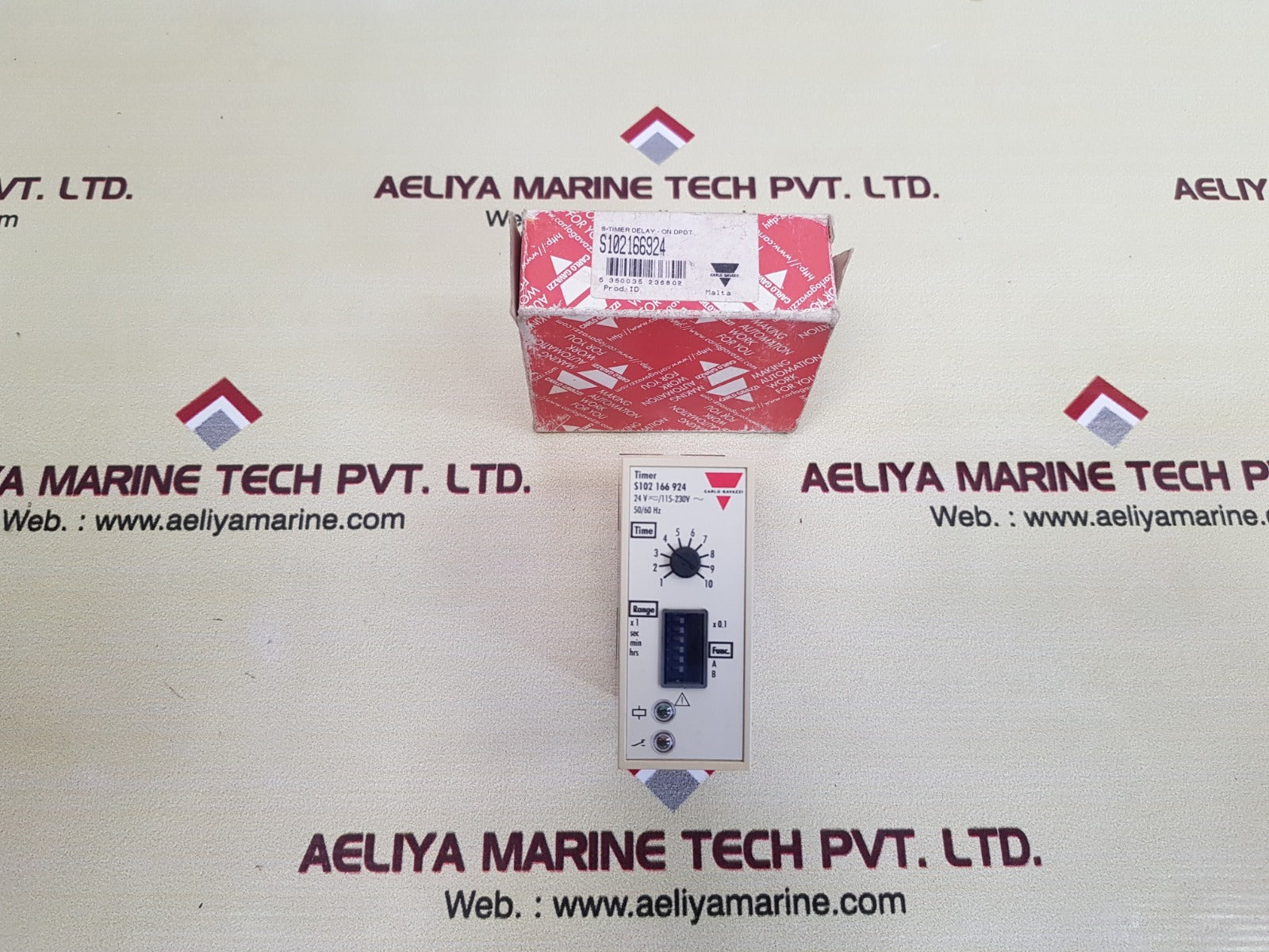 Carlo gavazzi s102 166 924 timer 24 v