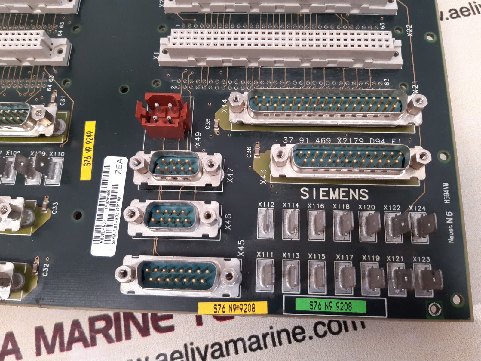 Siemens 3791469 backplane board