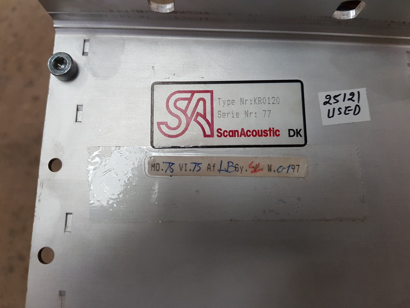 Scan acoustic kr0120 power amplifier 100w