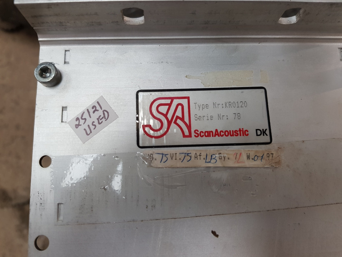 Scan acoustic kr0120 power amplifier 100w