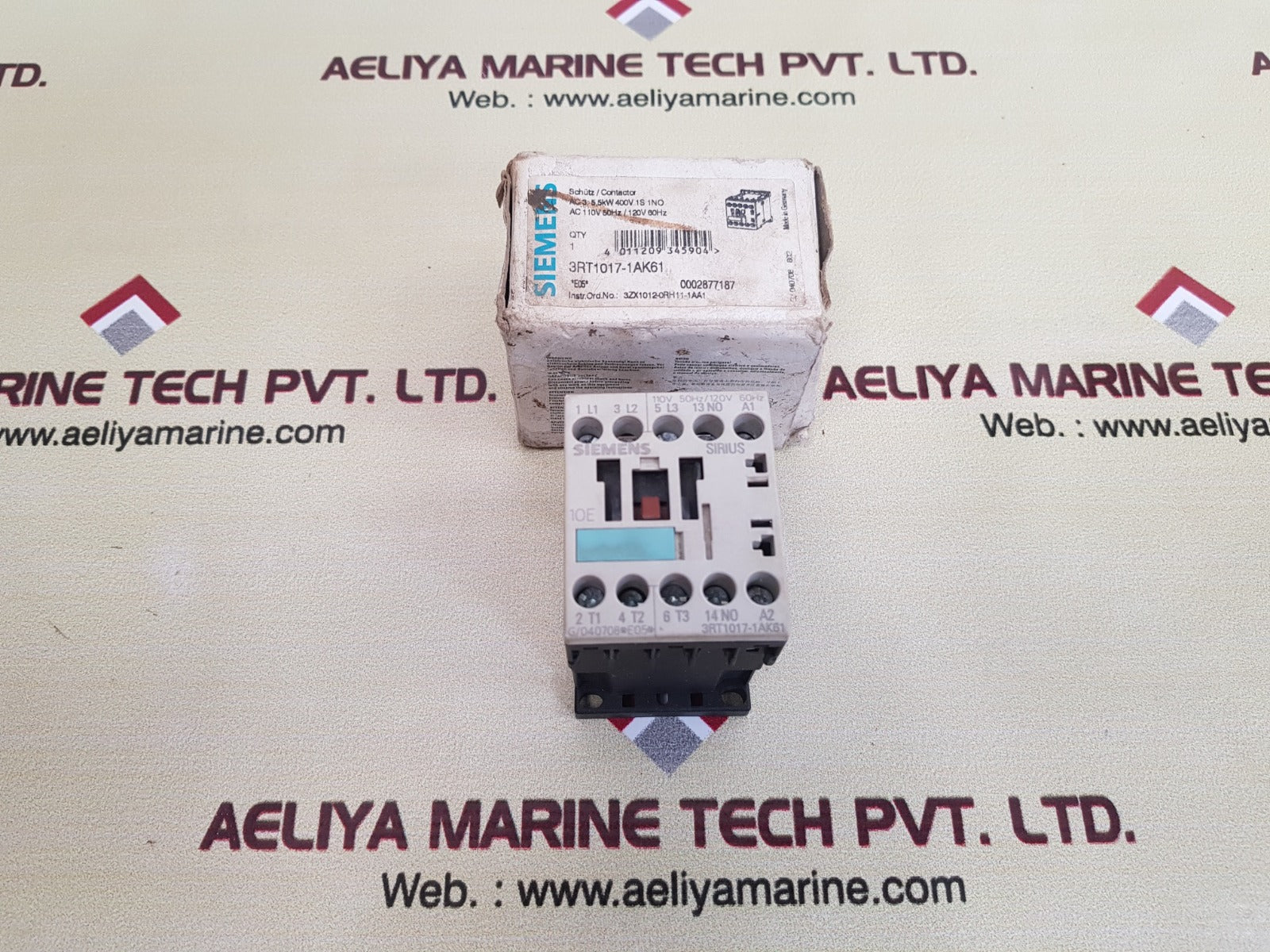 Siemens sirius 3rt1017-1ak61 contactor