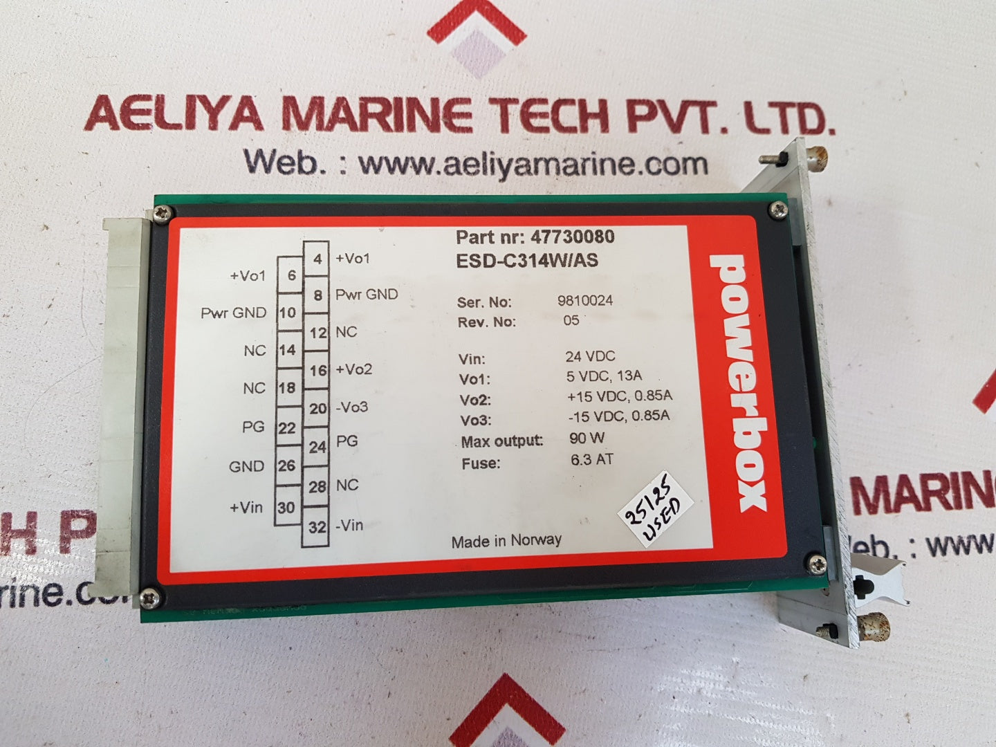 Powerbox esd-c314w/as power supply 47730080