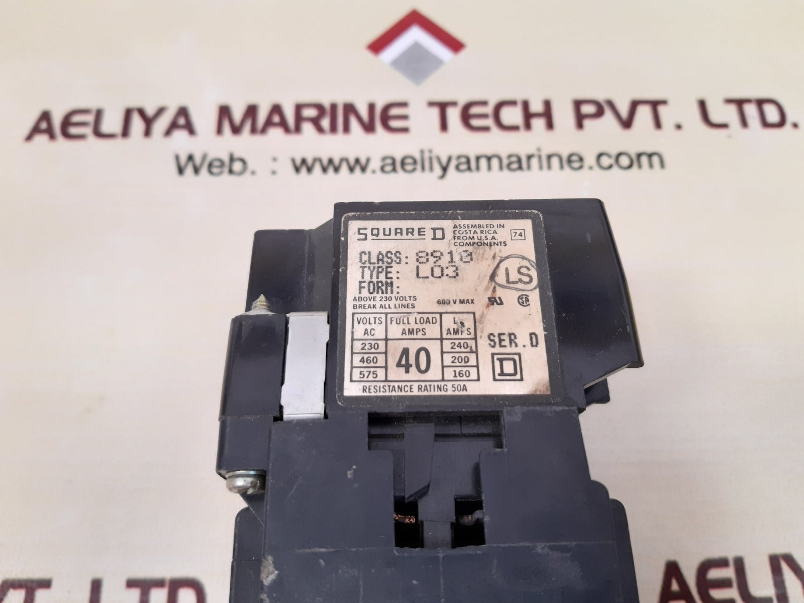 Square d lo3 contactor