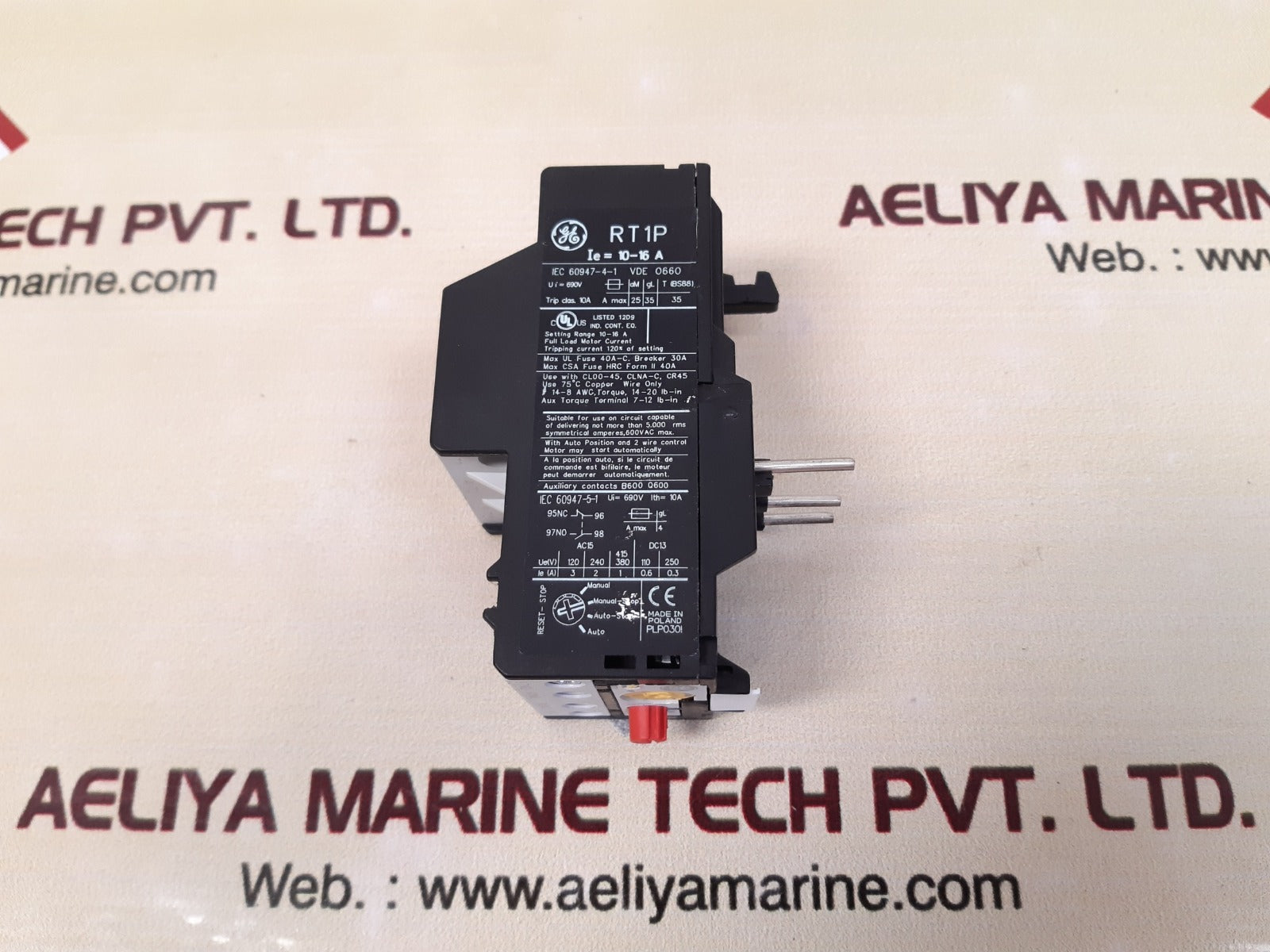 Ge rt1p overload relay