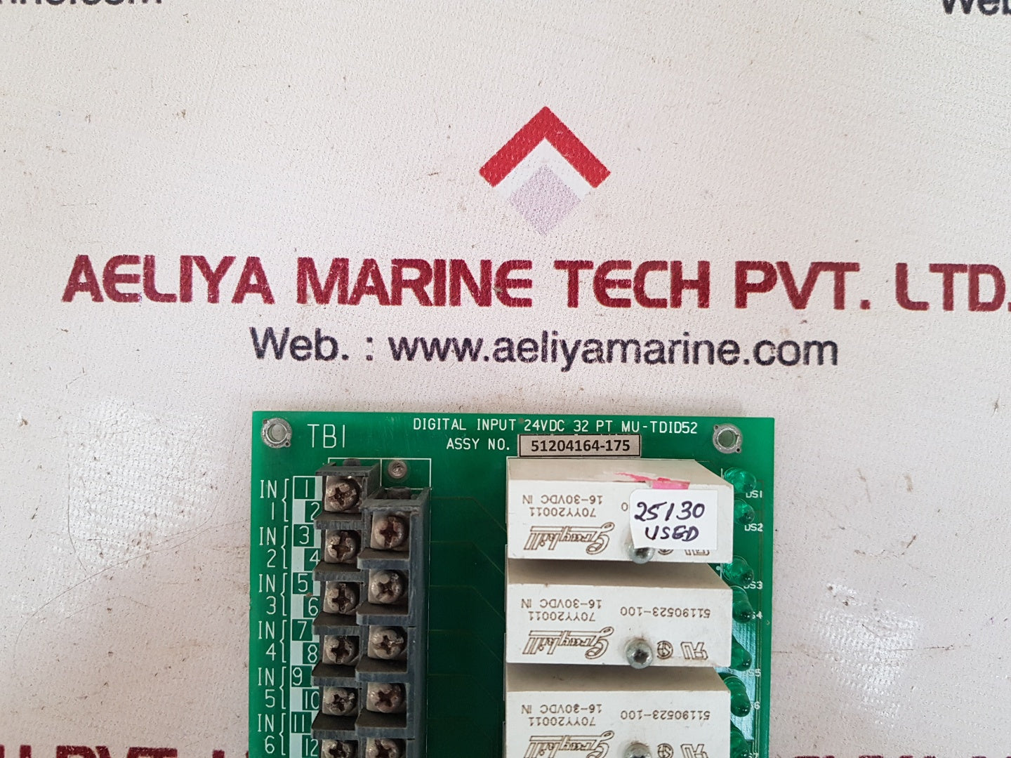 Honeywell mu-tdid52 digital input card 51204164-175