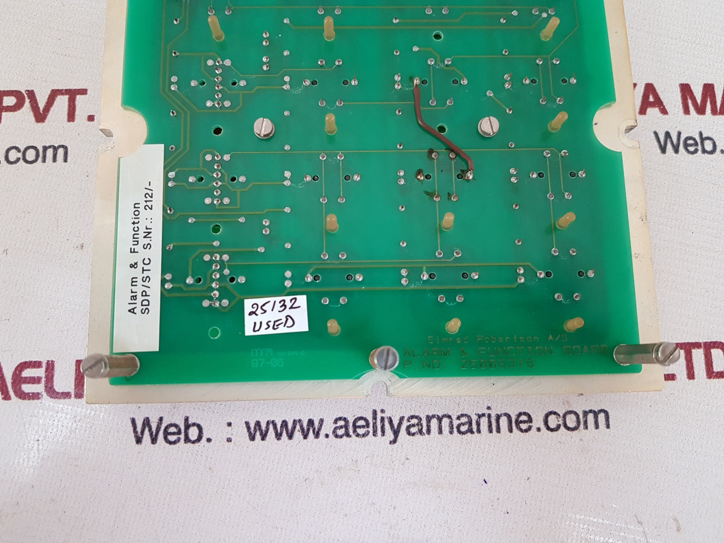Simrad robertson 25005315 alarm & function switch control board