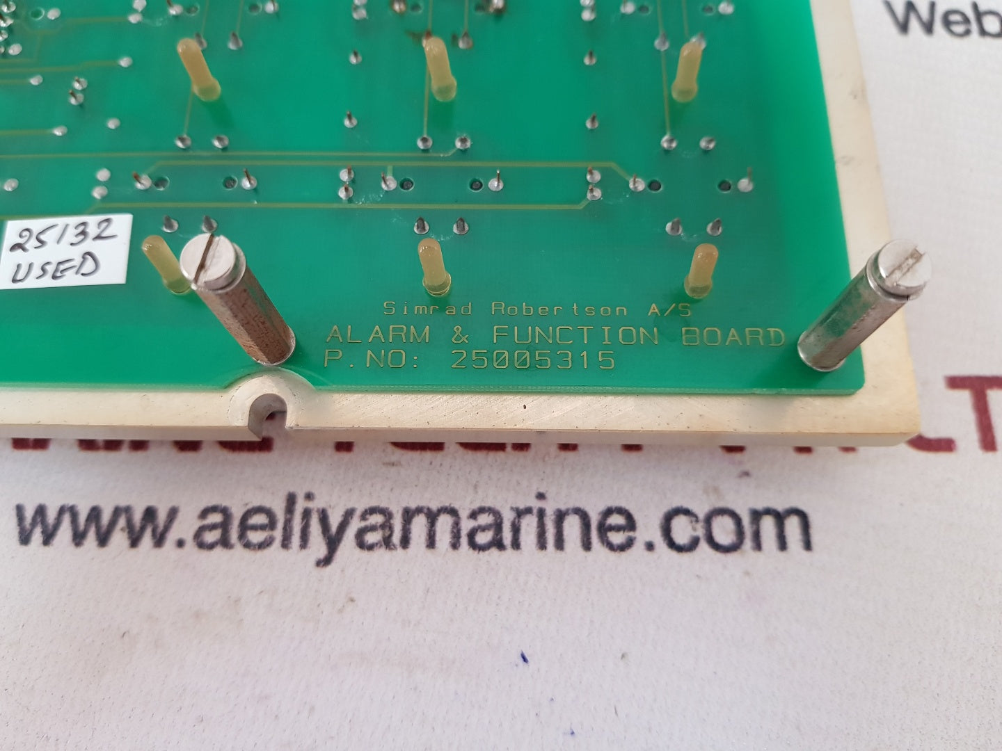 Simrad robertson 25005315 alarm & function switch control board