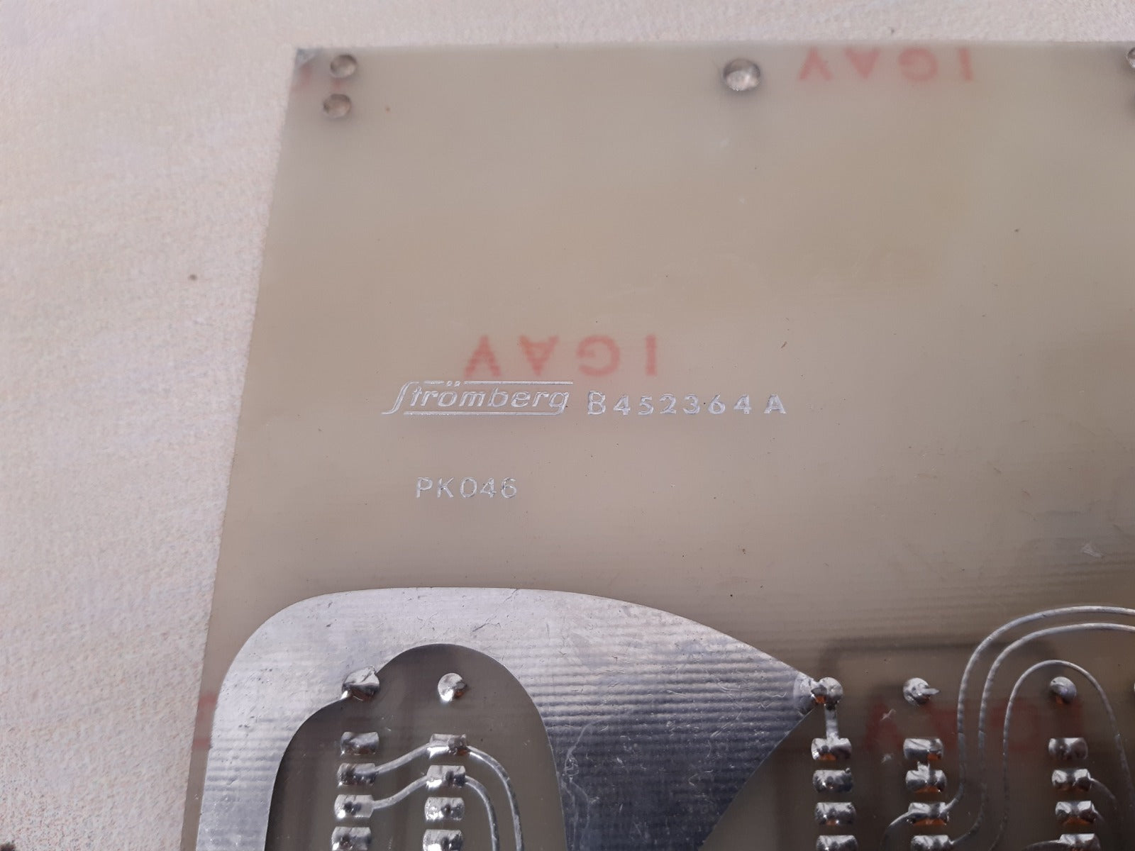 Stromberg sgea 113a1 circuit board