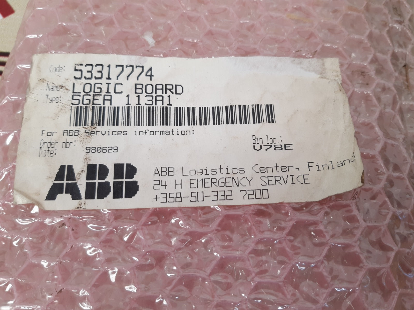 Stromberg sgea 113a1 circuit board 53317774