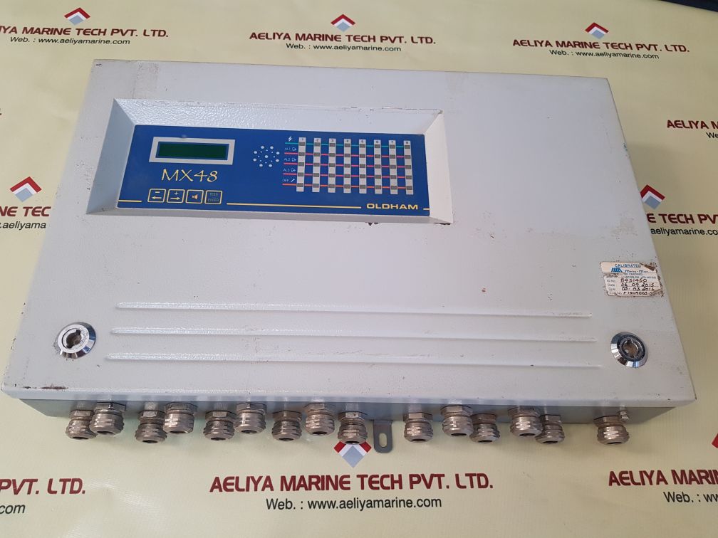 Oldham mx48 gas and flame measurement and alarm control unit