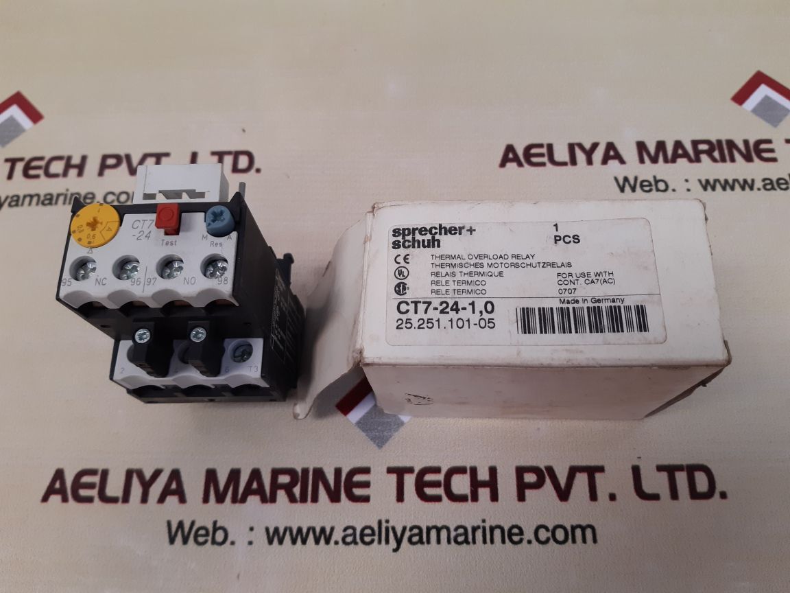 Sprecher+schuh ct7-24-1,0 thermal overload relay