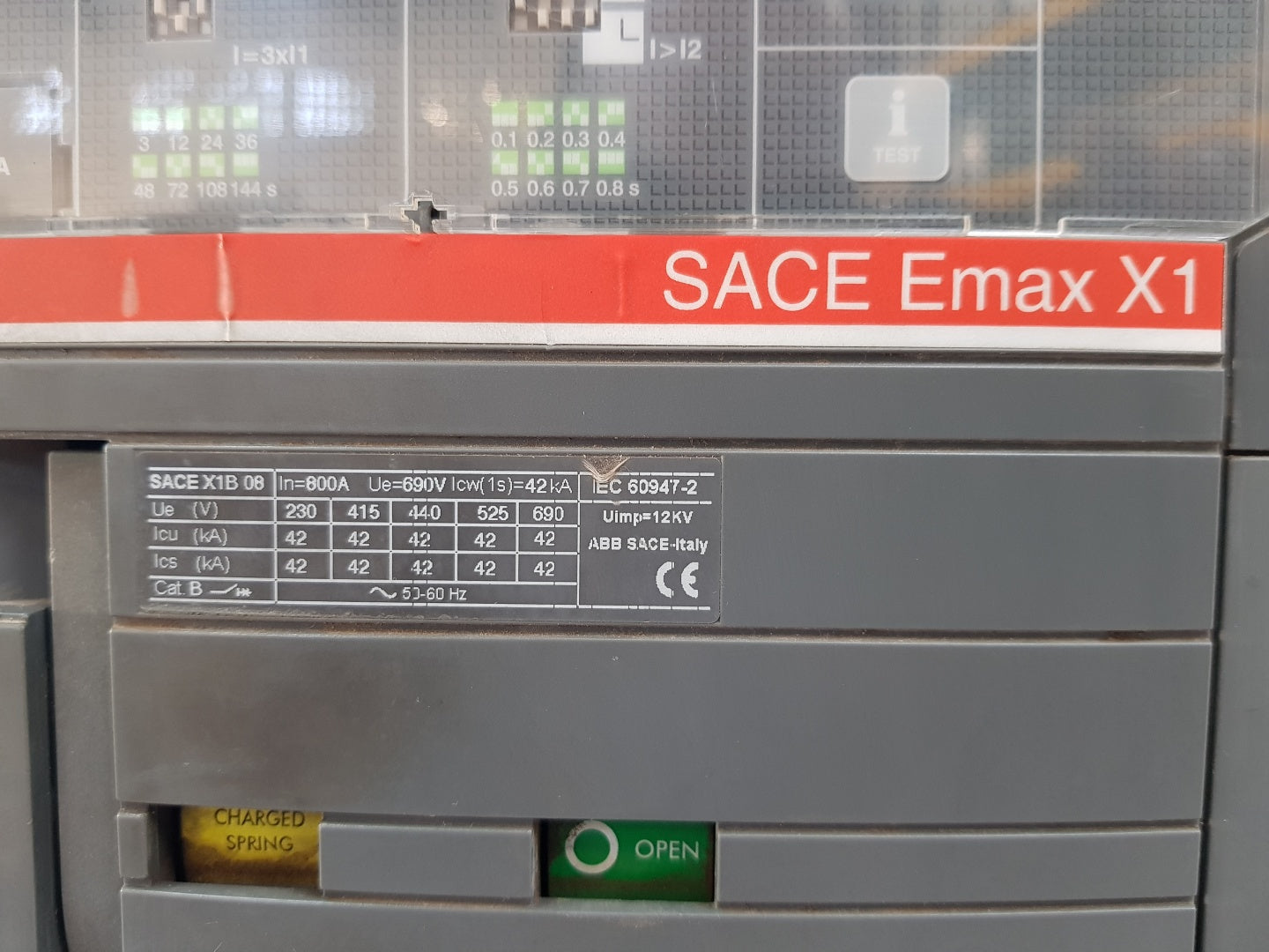 Abb sace pr331/p emax x1 low voltage power circuit breakers 800a