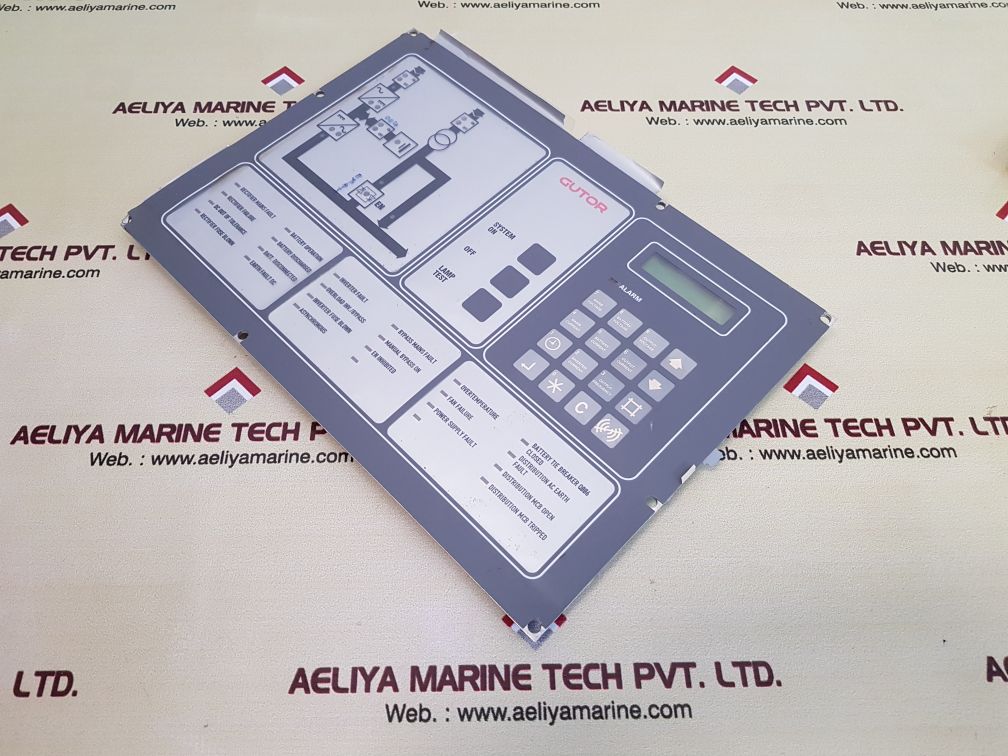 Gutor frontpanel pew/ pdw 0021004-2 human-machine interface front panel