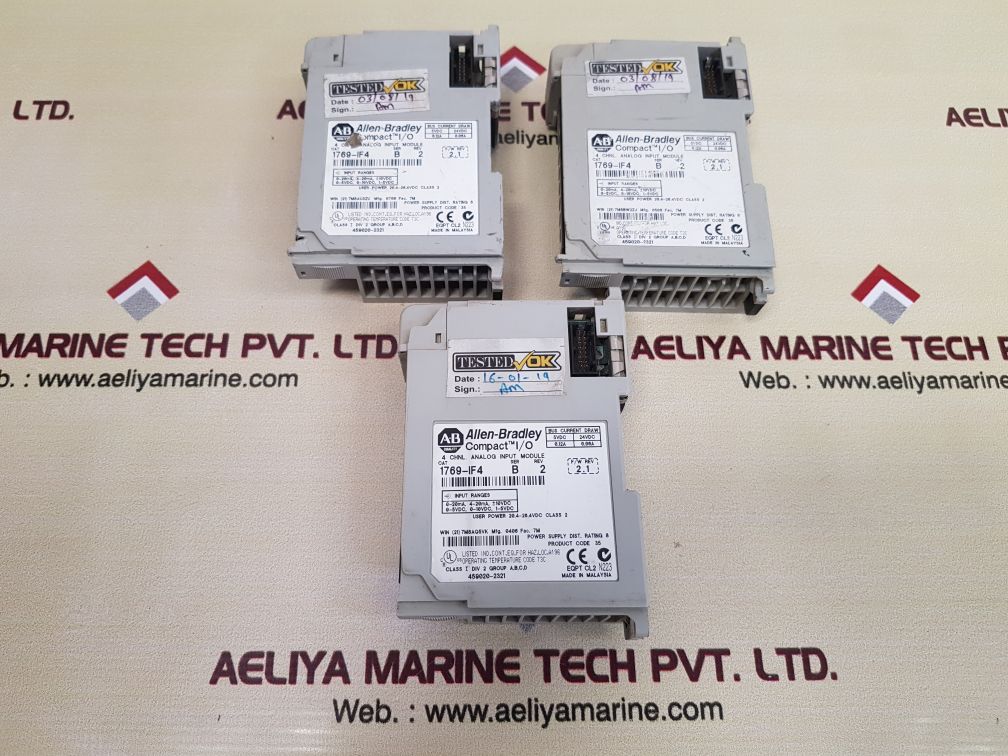 Allen-bradley 1769-if4 Ser.B Compact I/O 4 Chnl Analog Input Module Rev.2