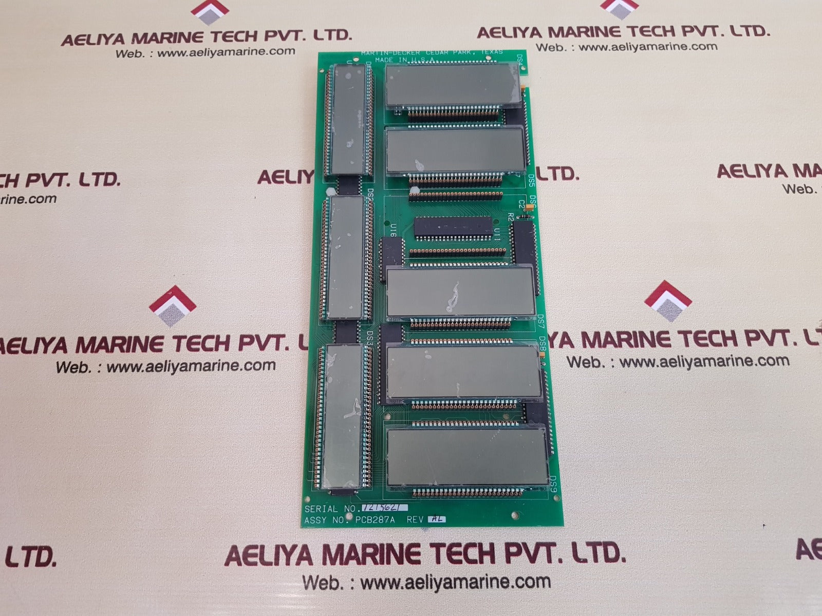 Martin-decker pcb287a display electronic for backlight