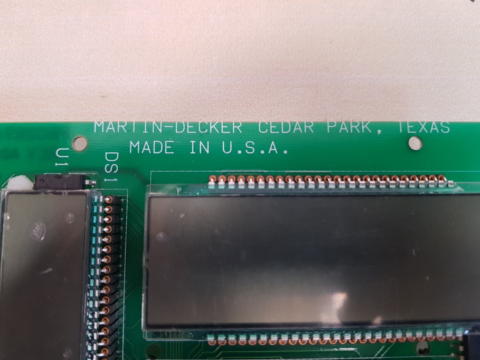 Martin-decker pcb287a display electronic for backlight