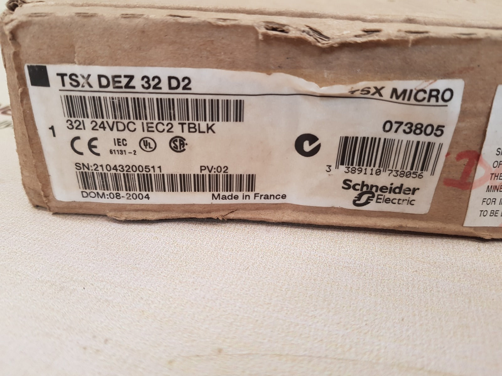 Schneider electric tsxdez32d2 input module