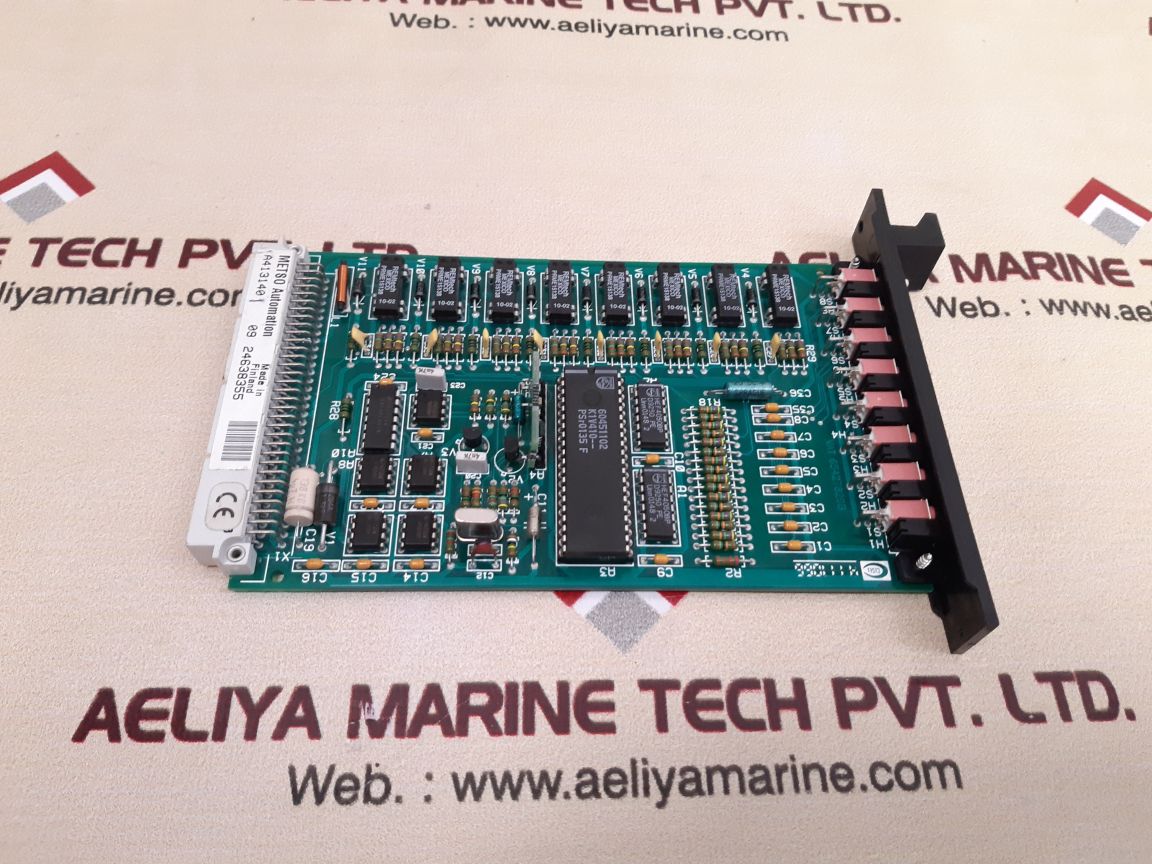 Metso automation biu 8 input module a413140