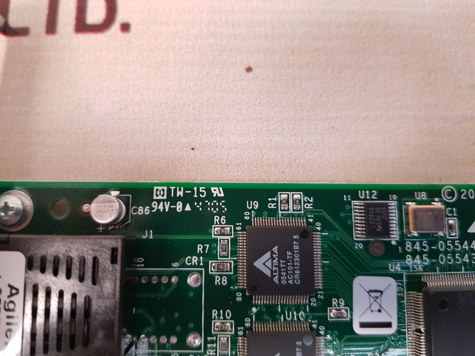 Allied telesyn at-2701ftx pci fiber optic network card