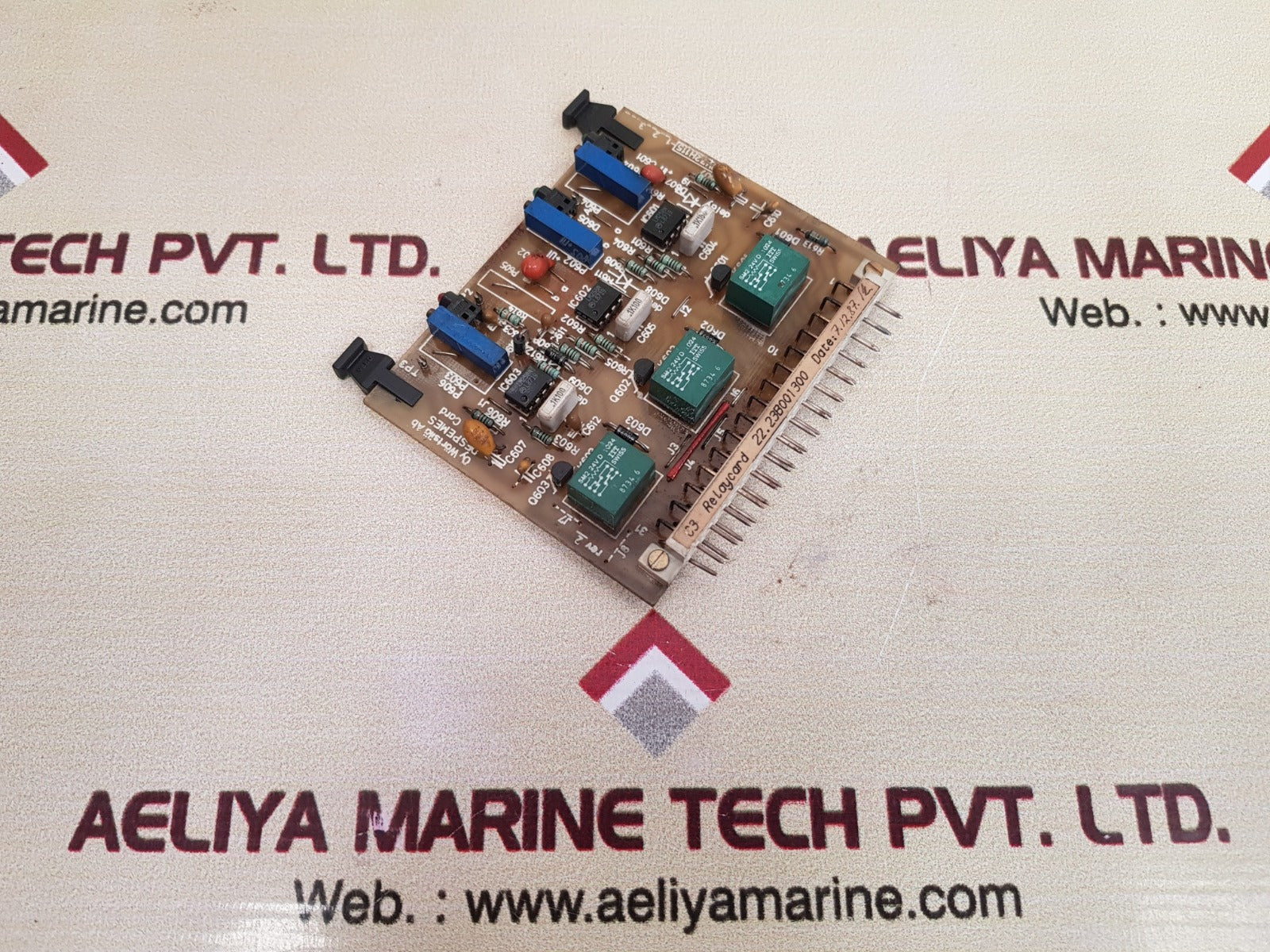 Wartsila c3 relay card 22.23b001300 Used