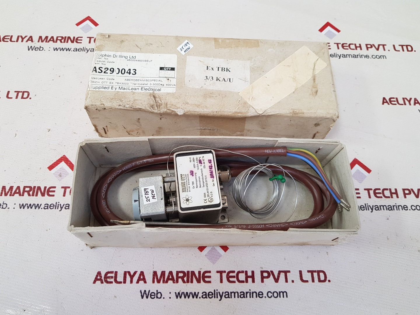 Erich ott ex tbk ka u capillary temperature control and limiter module