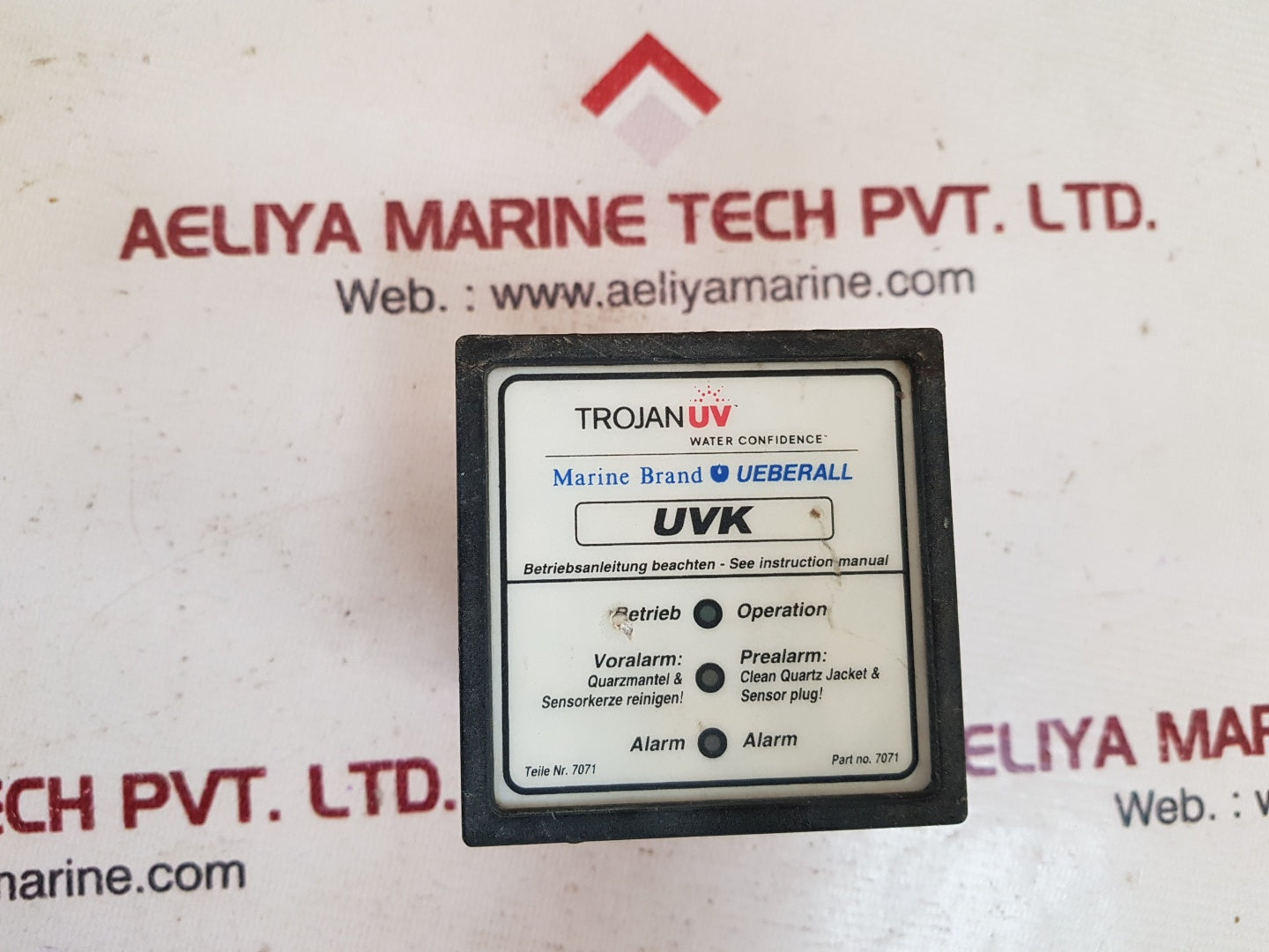 Trojan uvk 7071 uv-control unit