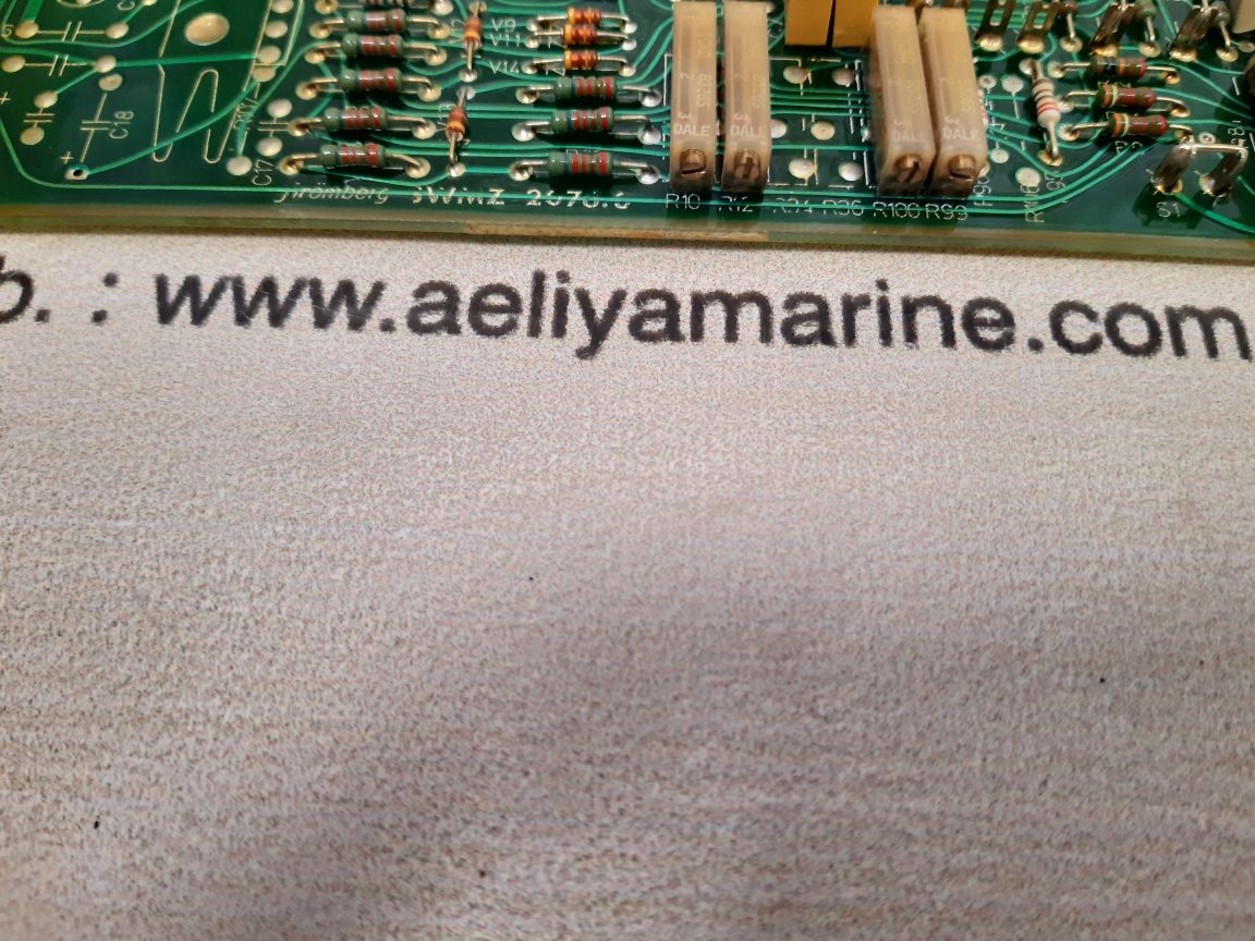 Stromberg swmr 1j1 alarm unit pcb card swmz 2076.6