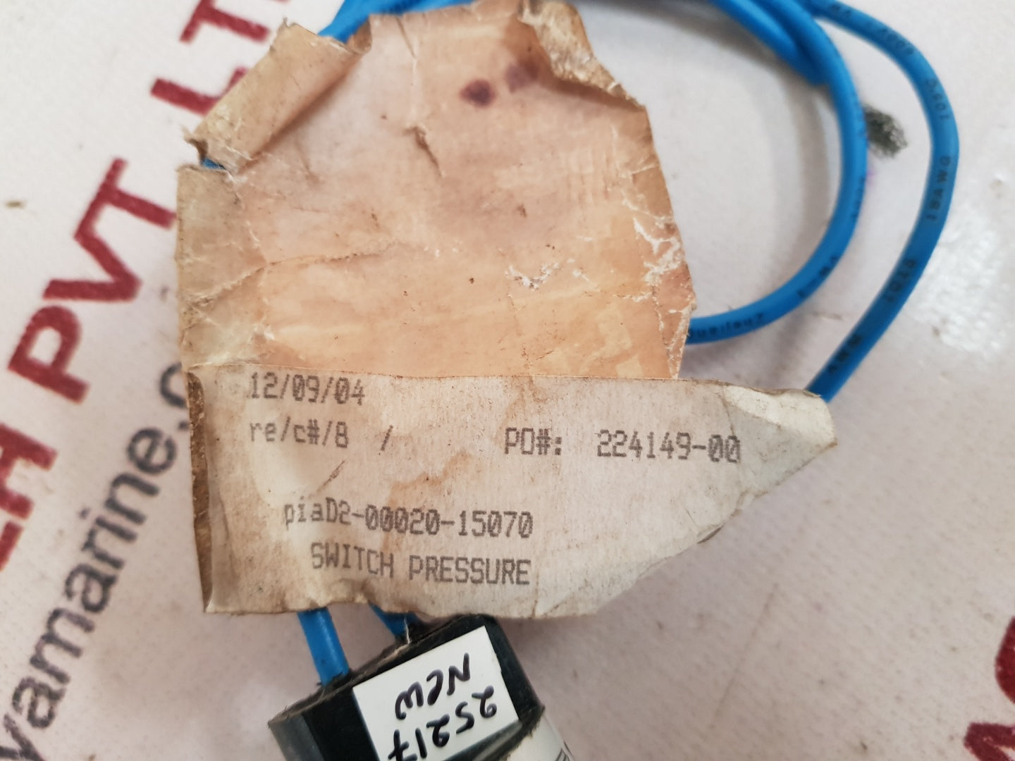 Set of 2x Sentrion 8228c pressure switch sensor