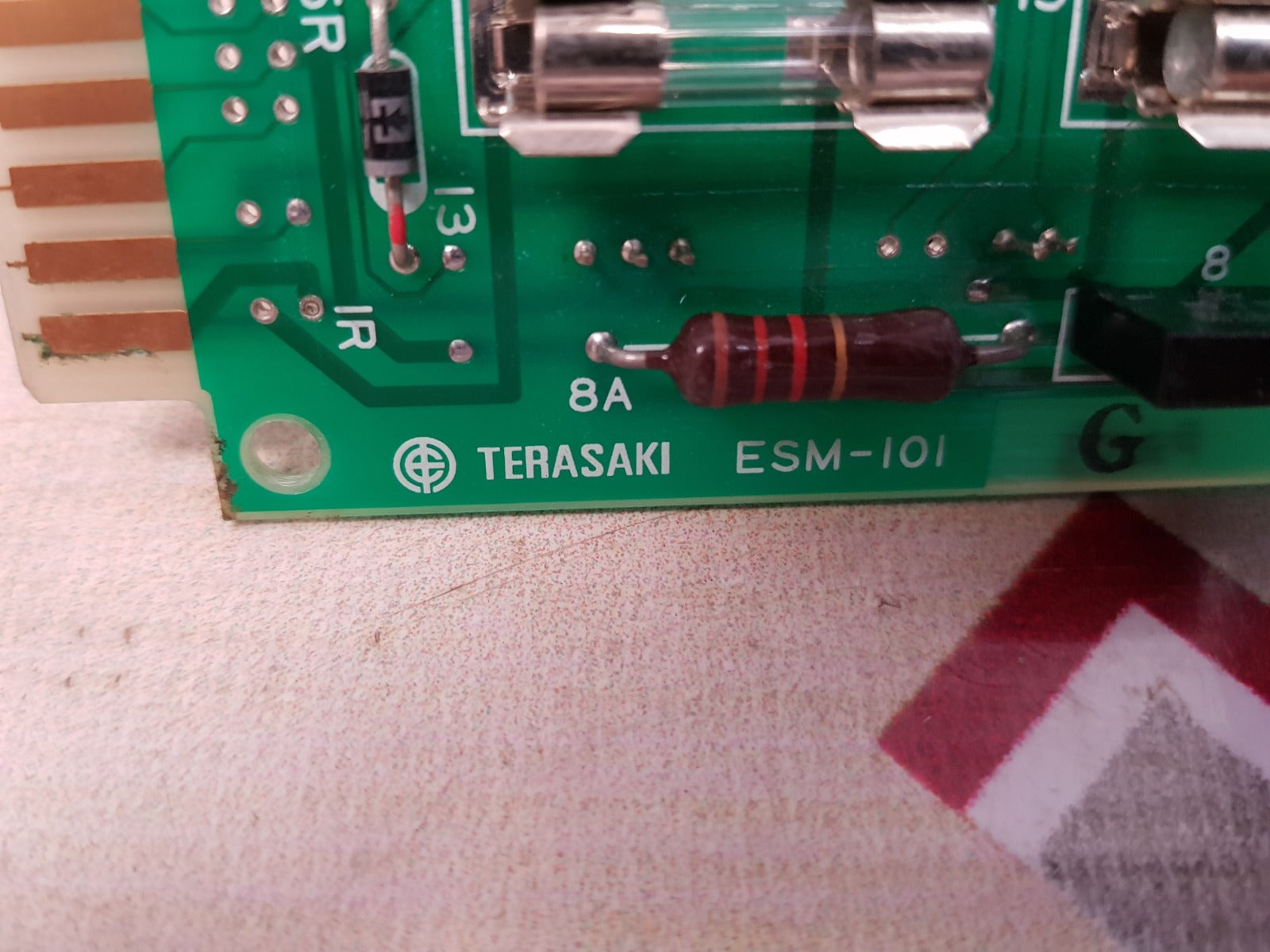 Terasaki esm-101 g starter module k/87z/2-001c Used