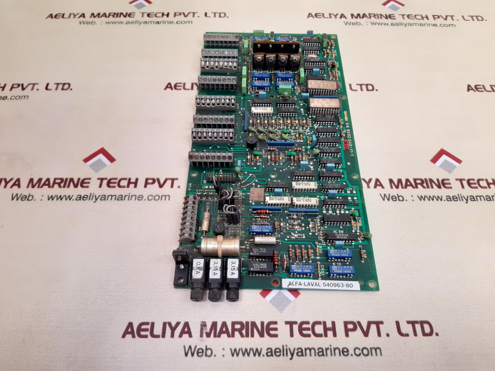 Saab kk 8592 040-11-1 pcb card alfa laval 540963-80