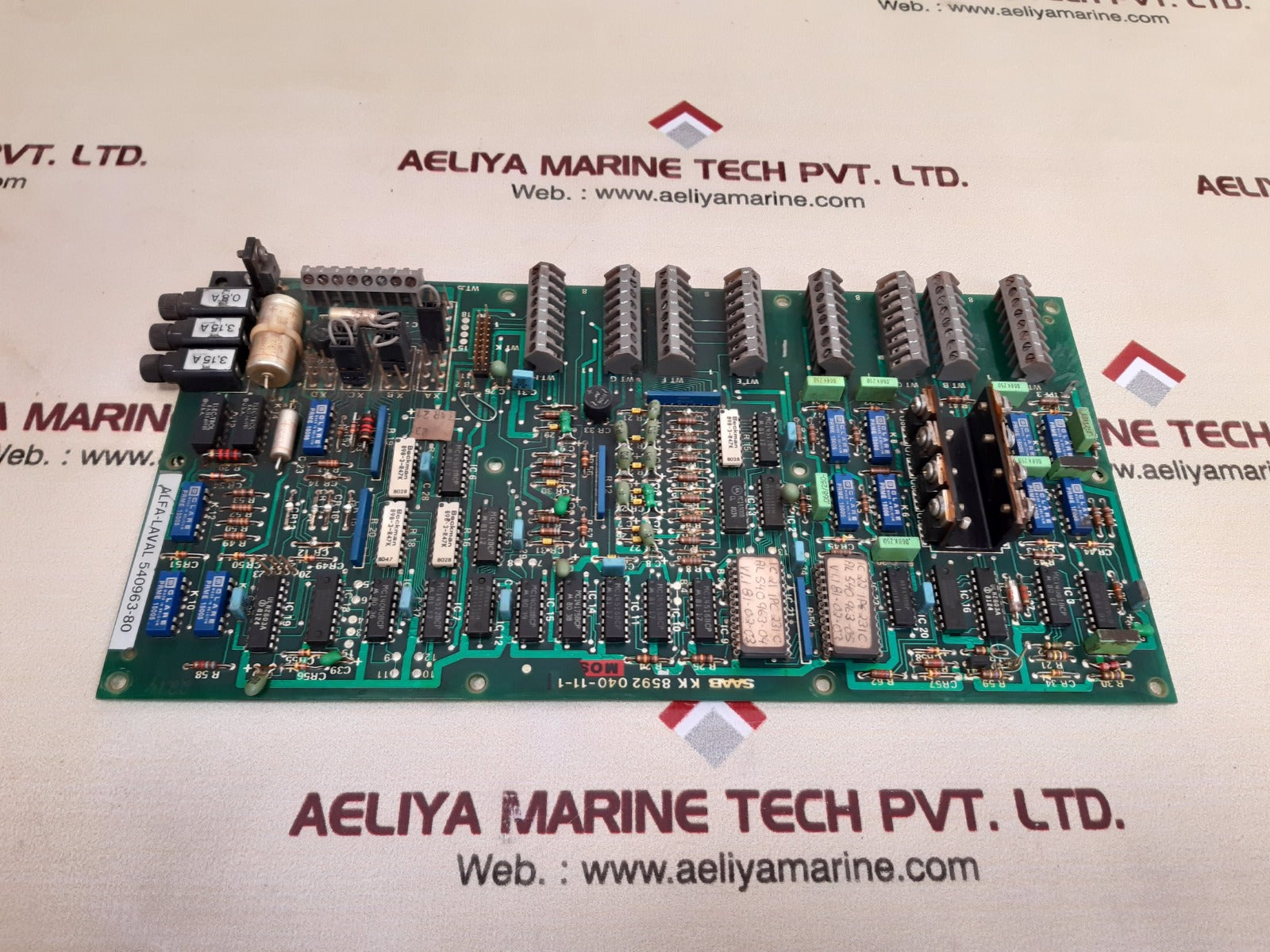 Saab kk 8592 040-11-1 pcb card alfa laval 540963-80