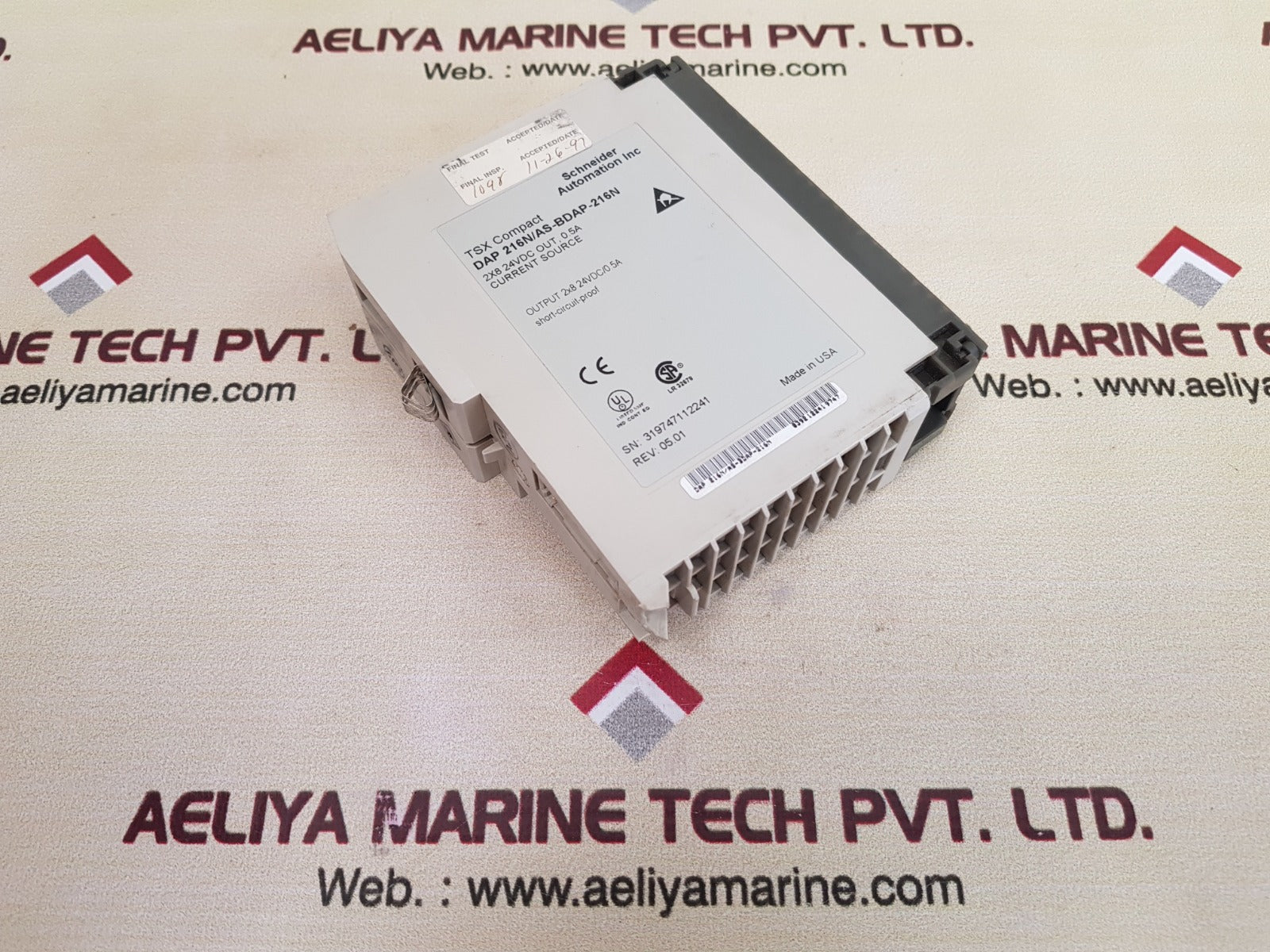 Schneider dap 216n/as-bdap-216n tsx compact output module rev: 05.01