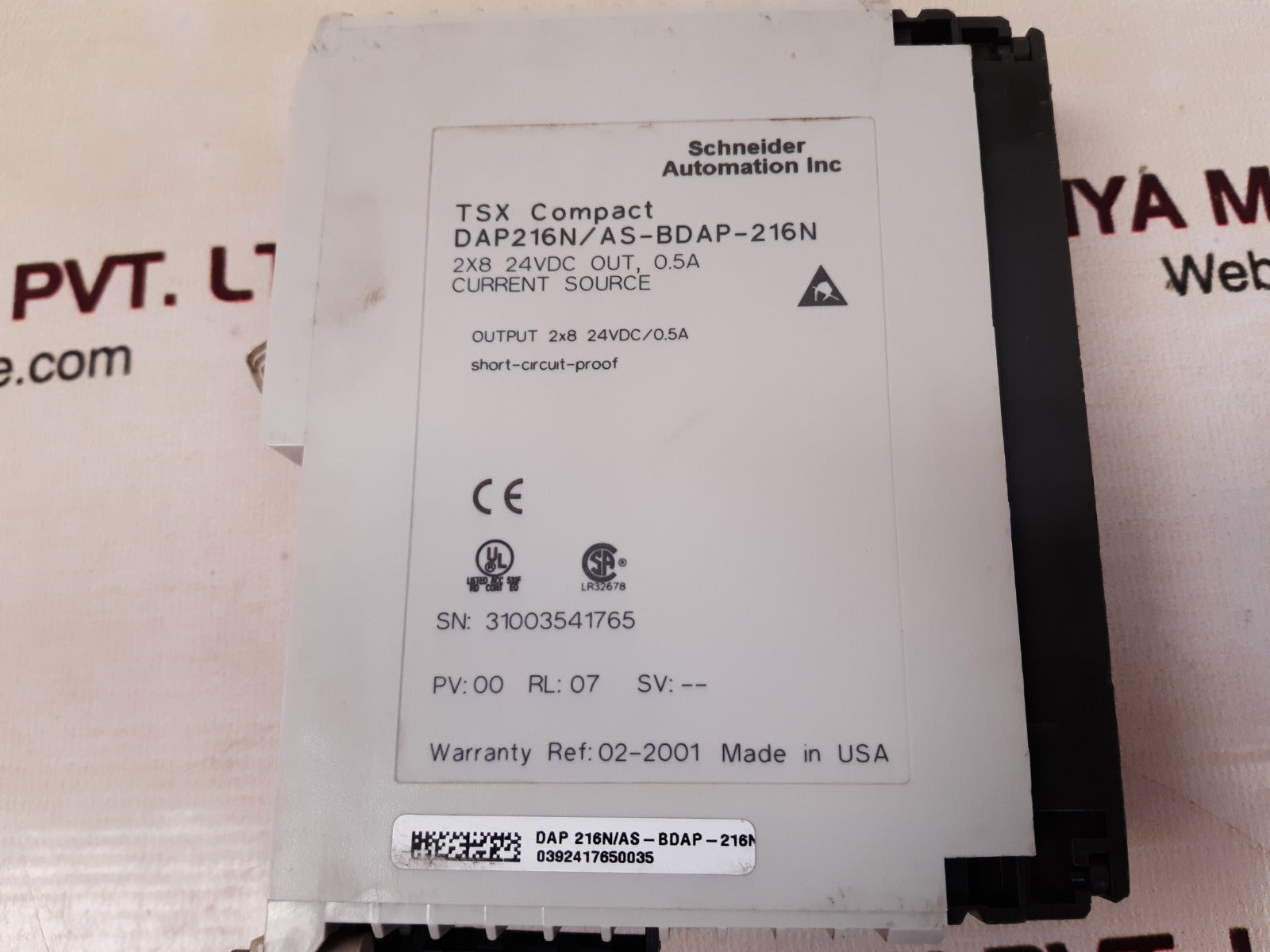 Schneider dap216n/as-bdap-216n tsx compact output module