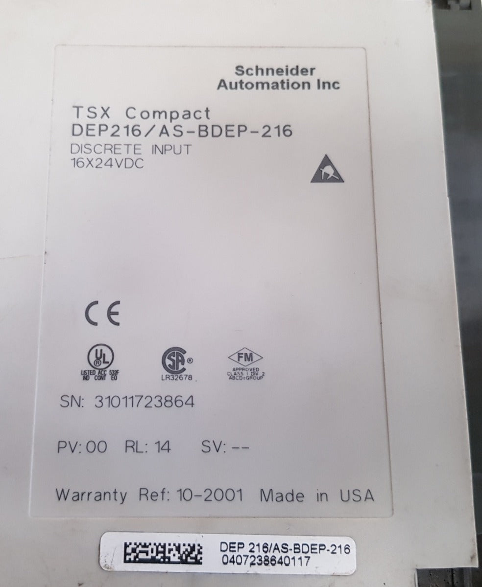 Schneider dep216/as-bdep-216 tsx compact discrete input rl:14